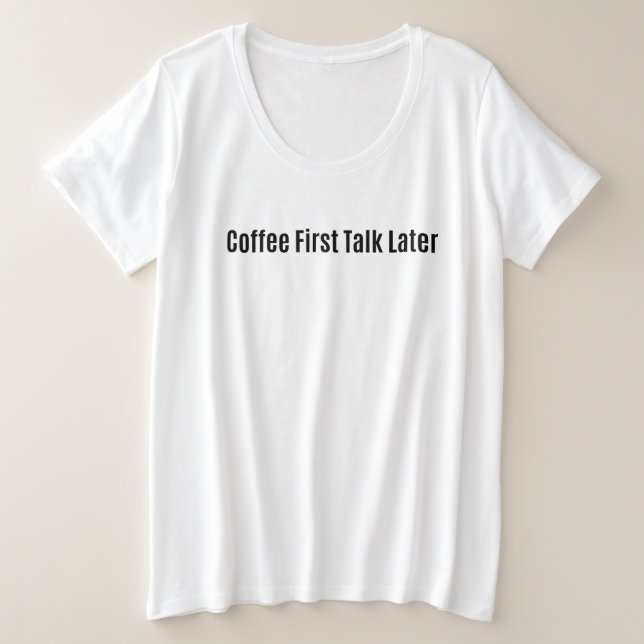 T-Shirt Plus Size T-Shirt (Design Front)