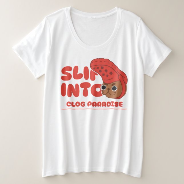 T-Shirt Plus Size T-Shirt (Design Front)