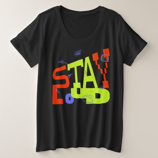 T-Shirt Plus Size T-Shirt (Design Front)