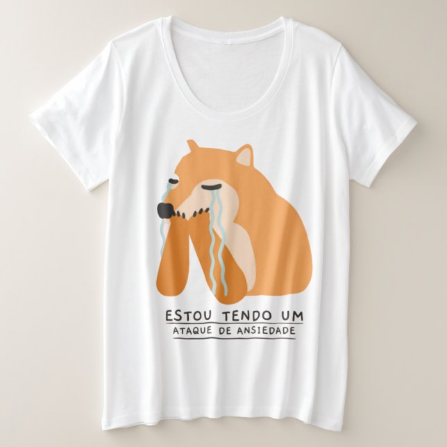 T-Shirt Plus Size T-Shirt (Design Front)
