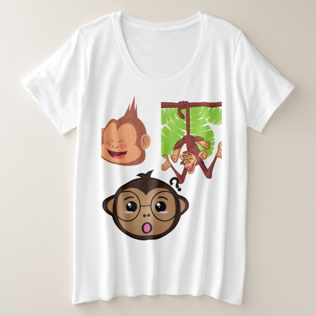 T-Shirt Plus Size T-Shirt (Design Front)