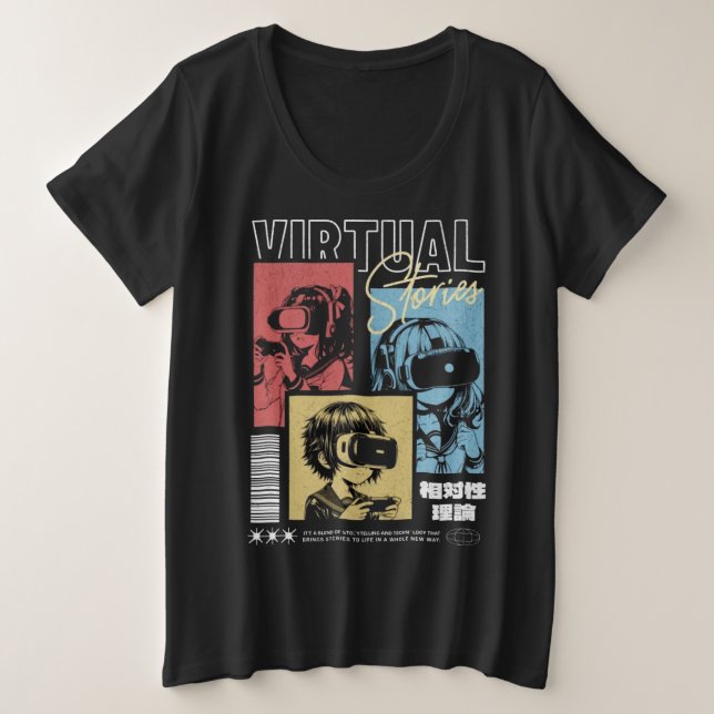 T-Shirt Plus Size T-Shirt (Design Front)