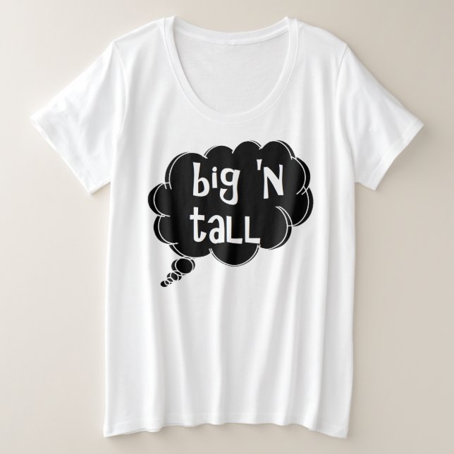 T-Shirt Plus Size T-Shirt (Design Front)