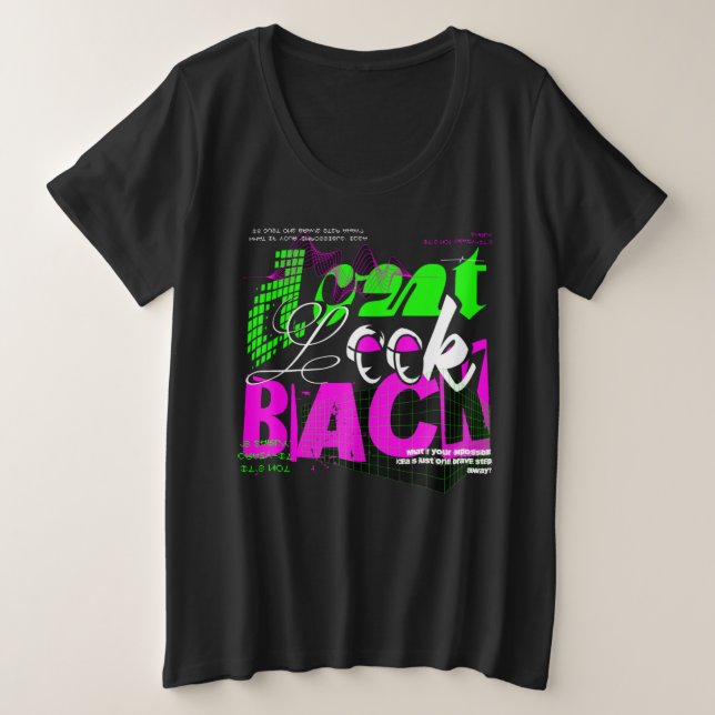 T-Shirt Plus Size T-Shirt (Design Front)
