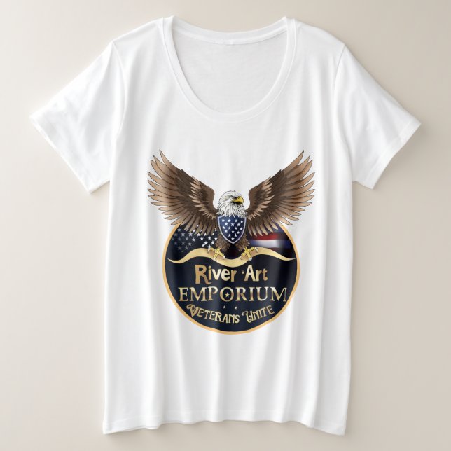 T-Shirt Plus Size T-Shirt (Design Front)