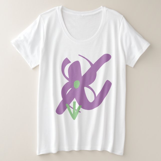 T-SHIRT PLUS SIZE WOMENS ART&DESIGN  (Design Front)