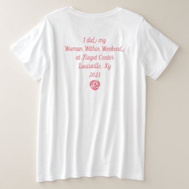 T-Shirt Plus size WW Weekend Flaget 2023 Plus Size T-Shirt (Design Back)