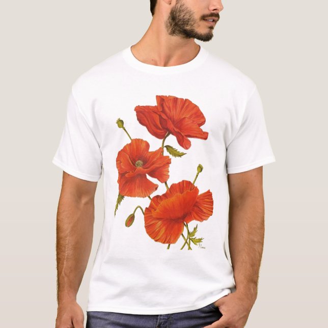 T-shirt Poppies (Front)