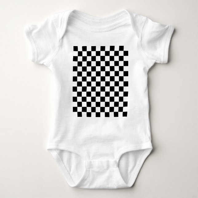 T-shirt Portrait Baby Bodysuit (Front)