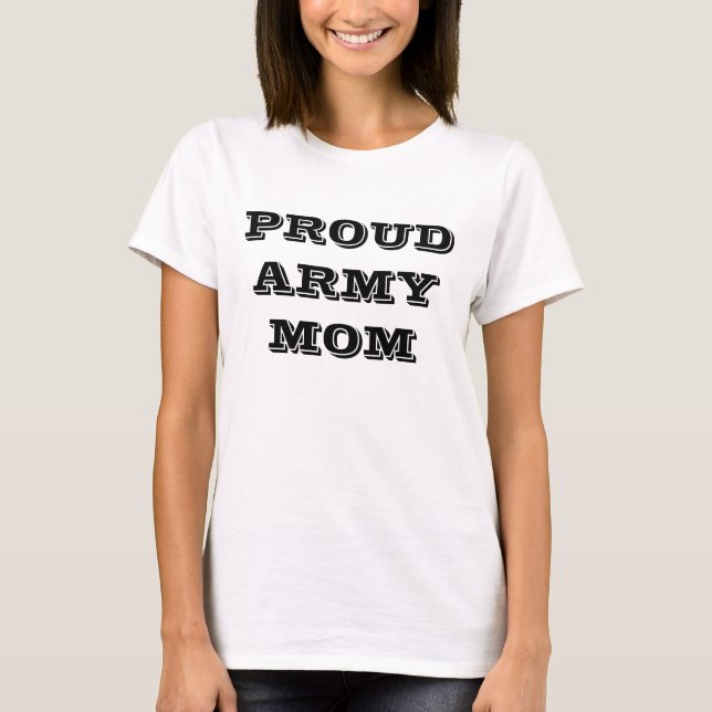 T-Shirt Proud Army Mum (Front)