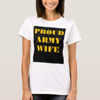 T-Shirt Proud Army Wife