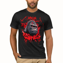 T-Shirt Rebellion78 Graffiti Gorilla