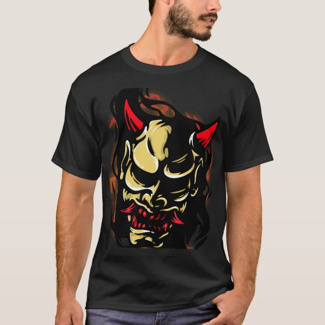 T-Shirt Retro Devil Head (Front)