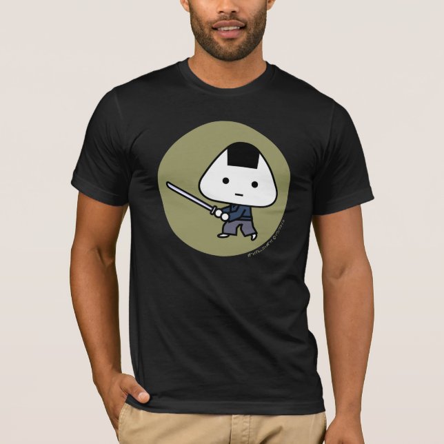 T-shirt - Riceball Samurai - Gold Back (Front)