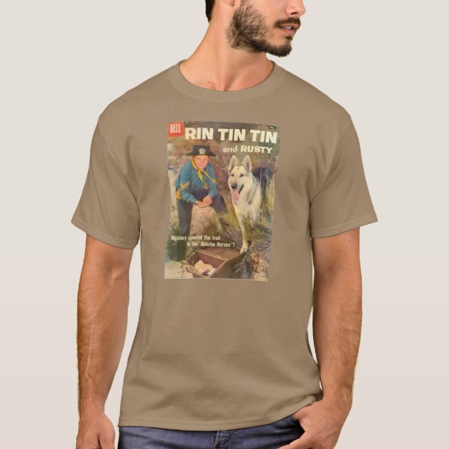 T-Shirt Rin TinTin 1958 Comic Book Cover Rusty (Front)