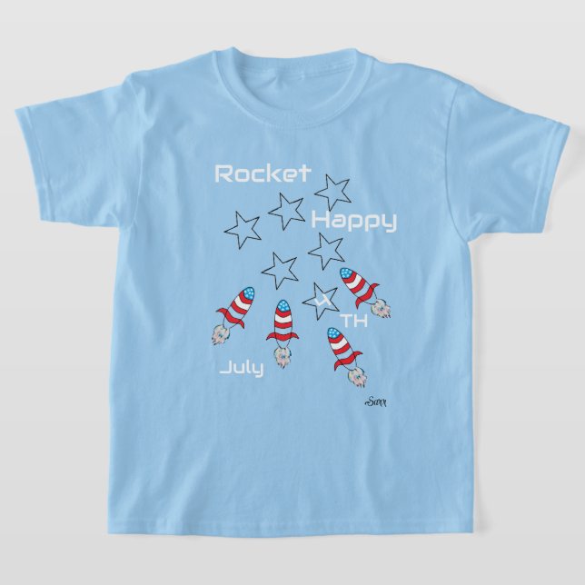 T-shirt : Rocket (Laydown)