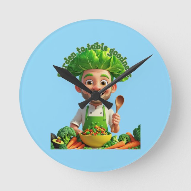 T-Shirt Round Clock (Front)