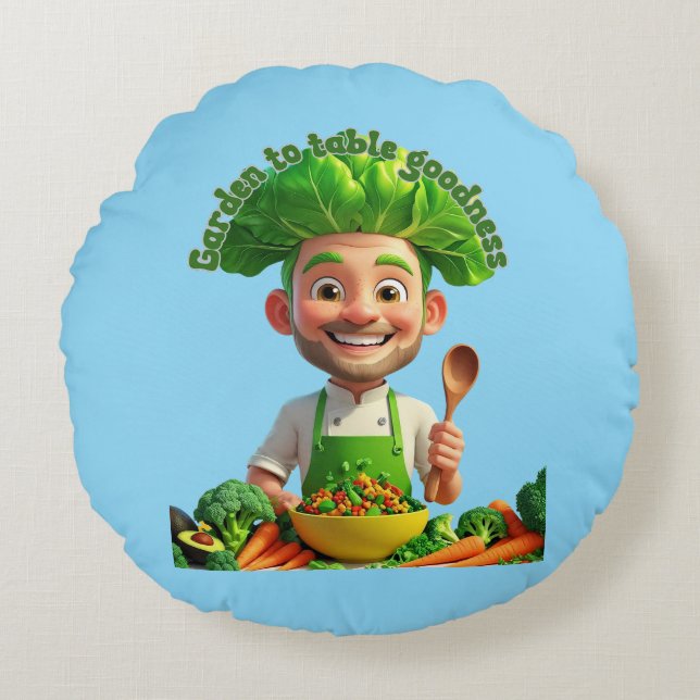 T-Shirt Round Cushion (Front)