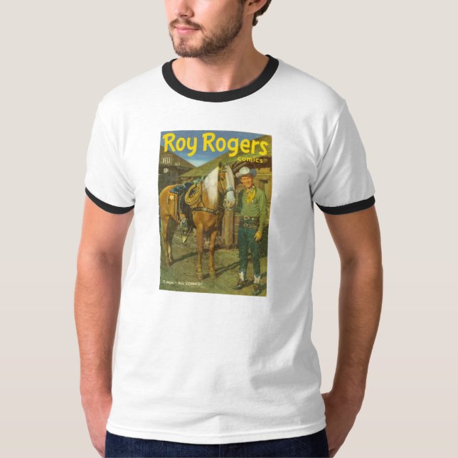 T-Shirt ROY ROGERS & His Horse Trigger 1951 Comic (Front)
