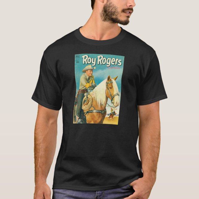 T-Shirt ROY ROGERS & TRIGGER 1952 Comic Book Cover (Front)