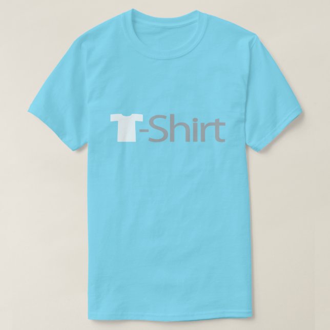 T-shirt Series: White Tee Basic T-Shirt (Design Front)