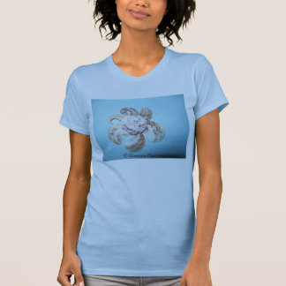 T-Shirt (ShellFlowerOnBlue) RFPMDesigns ©️2012