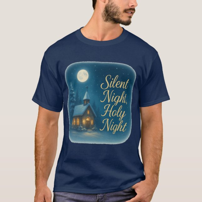 T-Shirt Silent Night, Holy Night (Front)
