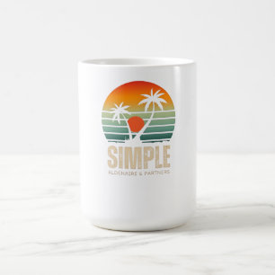 T-shirt Simple Sunset - Tropical vibes design Coffee Mug