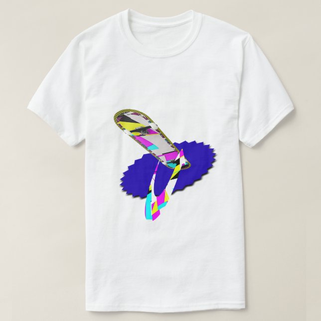 T-Shirt Skate BoardN trkswhls (Design Front)