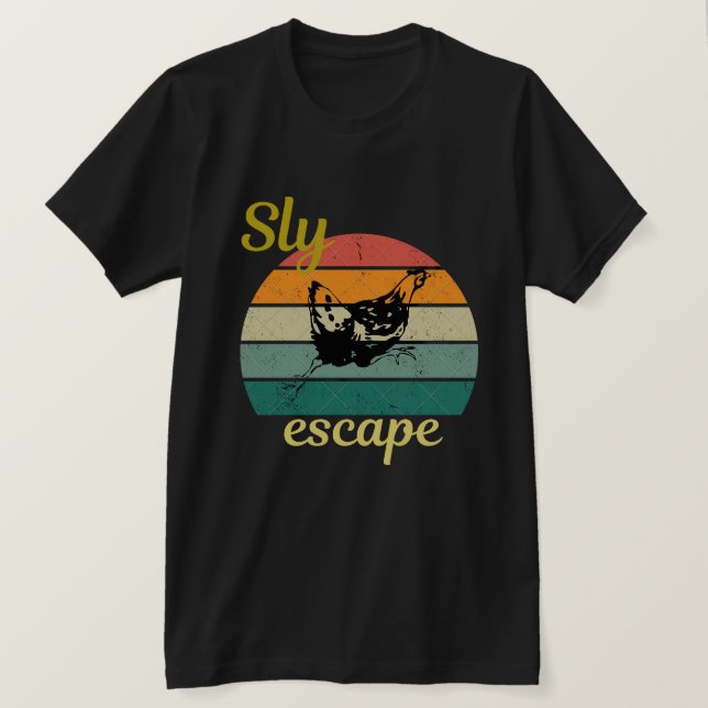 T-Shirt sly escape (Design Front)