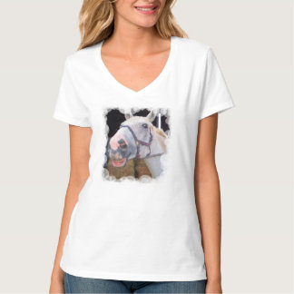 T.Shirt-Smiling horse T-Shirt