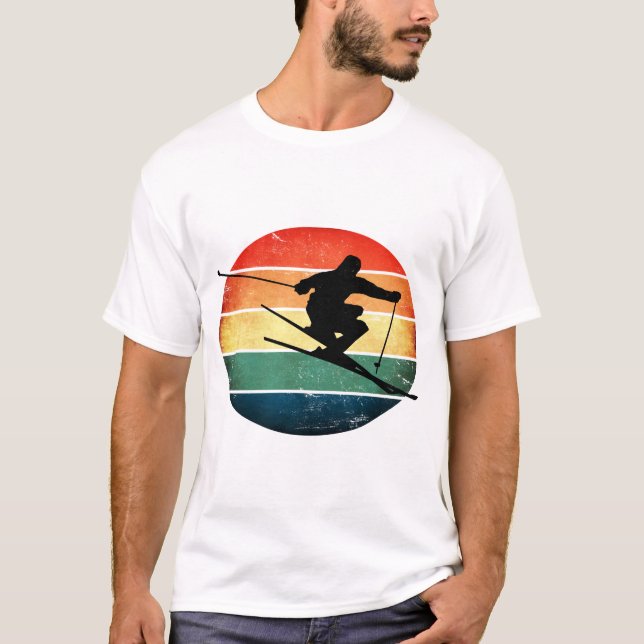 T-shirt snow - winter sports (Front)