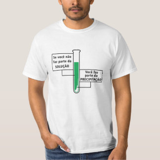 T-shirt Solution or precipitation