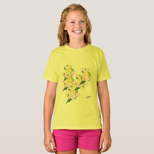T-Shirt : Spring Flowers  (Front Full)