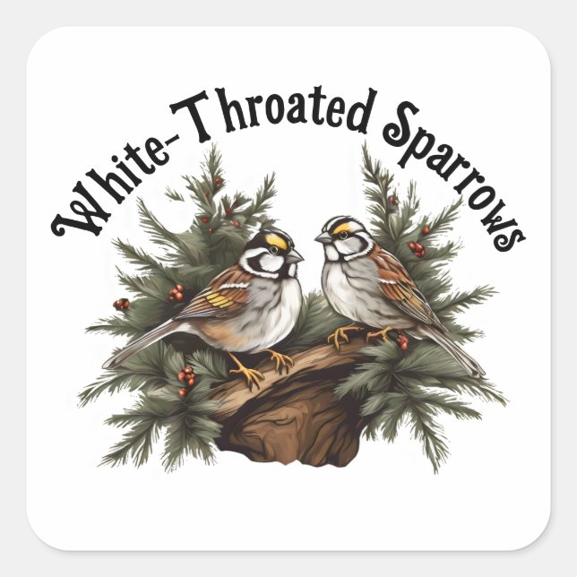 T-Shirt Square Sticker (Front)