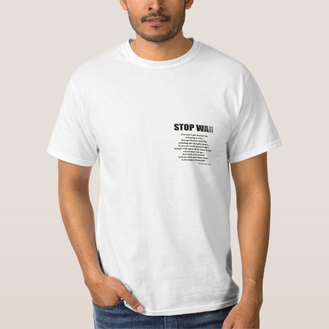 T-shirt-STOP WAR small T-Shirt (Front)