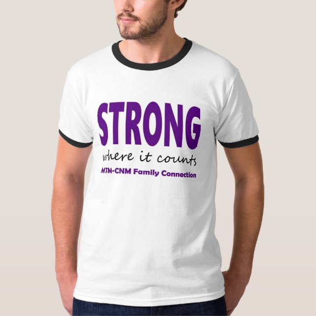 T-Shirt - Strong Where It Counts (Front)