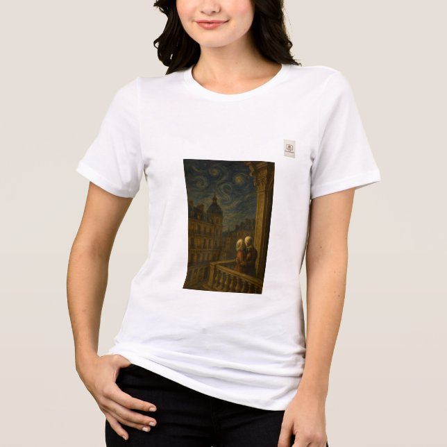 T-shirt sunset - Hangogh Tri-Blend Shirt (Front)