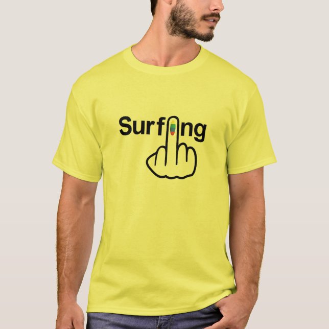 T-Shirt Surfing Flip (Front)