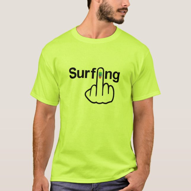 T-Shirt Surfing Flip (Front)