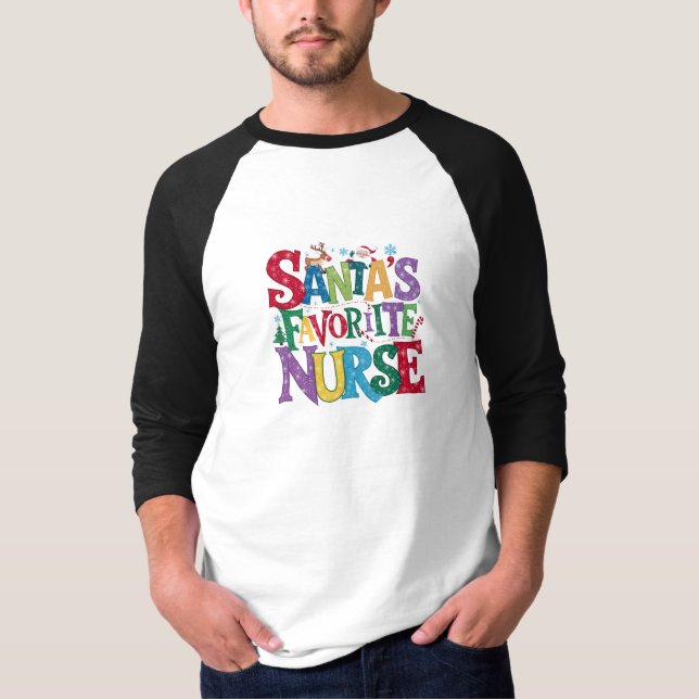 T-Shirt, Sweatshirt - Nurse - Santa T-Shirt (Front)