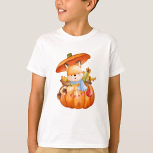 T-Shirt. Sweet Fruits and Friendly Pets Art T-Shirt