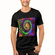 T-Shirt swirl multicolore 