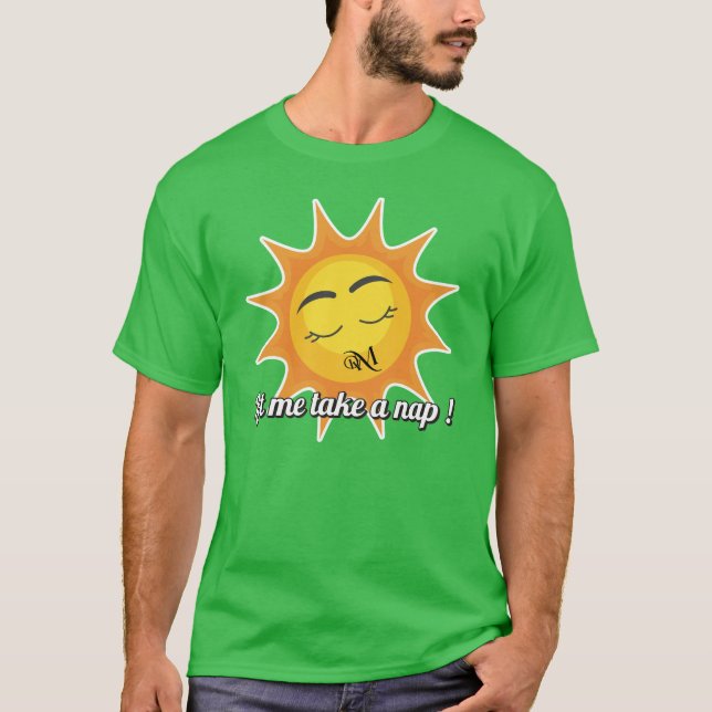 T-Shirt : Take a Nap (green) (Front)