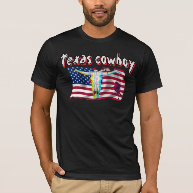 T-Shirt Texas cowboy  (Front)