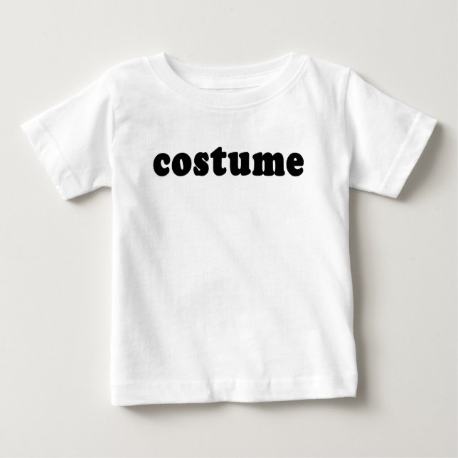 T shirt that just says COSTUME (Front)