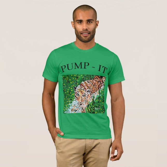 T-Shirt : TIGER / PUMP-IT (Front Full)