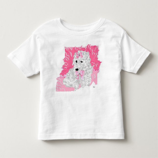T-Shirt  Toddler Poodle (Front)