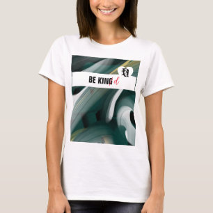 T-Shirt Trend Abstract Art Black White Green