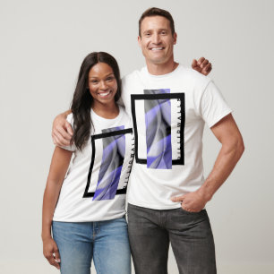 T-Shirt Trend Abstract Lavender Violet